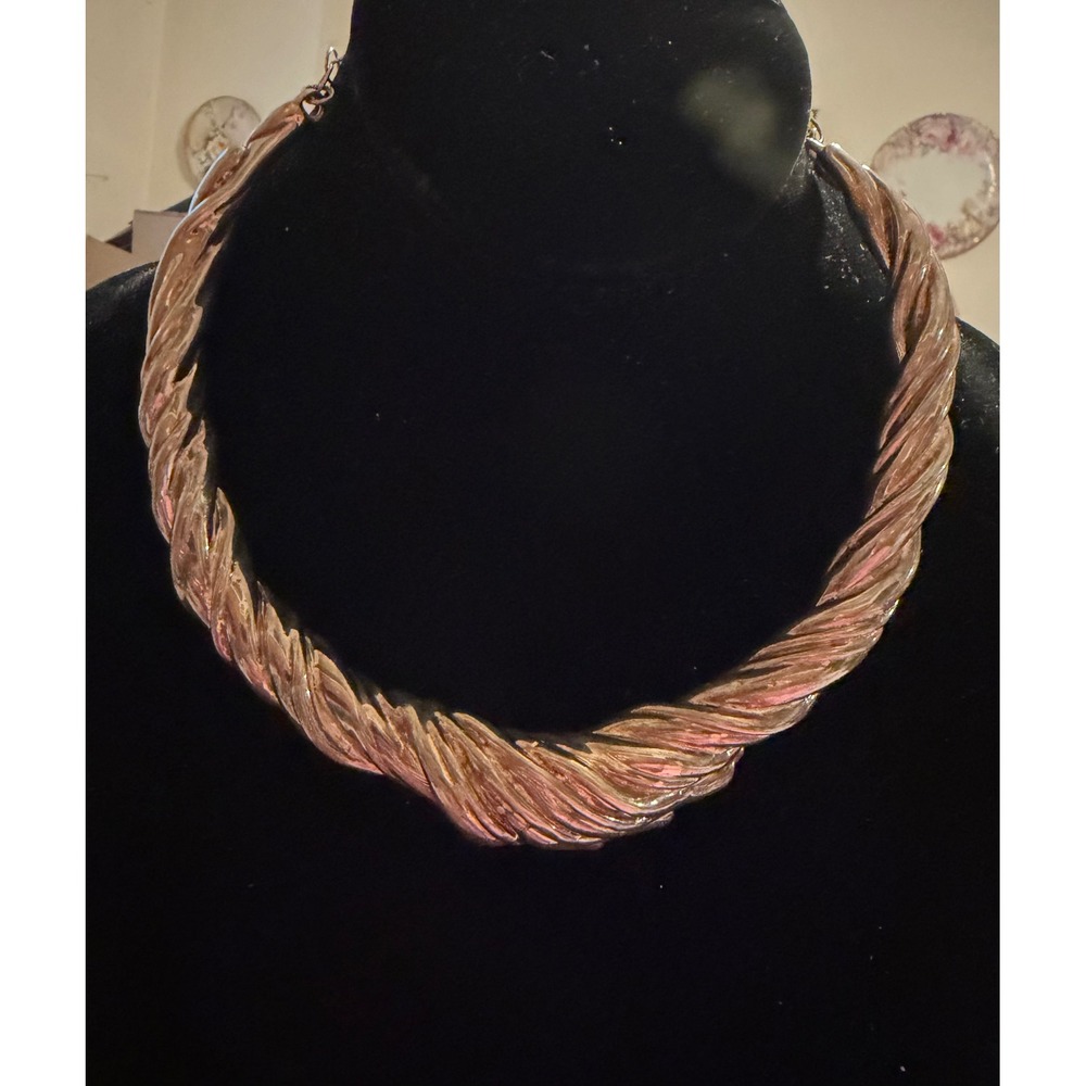 Sterling Silver Electroform Choker Necklace Israel